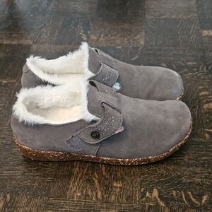 Clogs with Faux Fur Lining